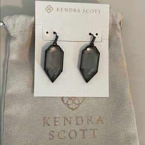 Kendra Scott Mirror Rock Crystal Palmer Earrings